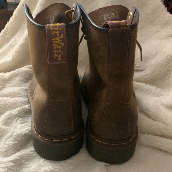 Dr. Martens - Size 12 US/ 46 EU 1460 CRAZY HORSE LEATHER LACE UP BOOTS - Picture 6 of 7